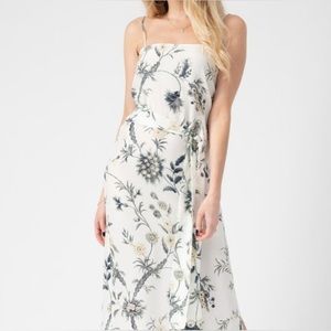 New SIR the Label Mathilde Wrap Dress in Floral Print, Size XS